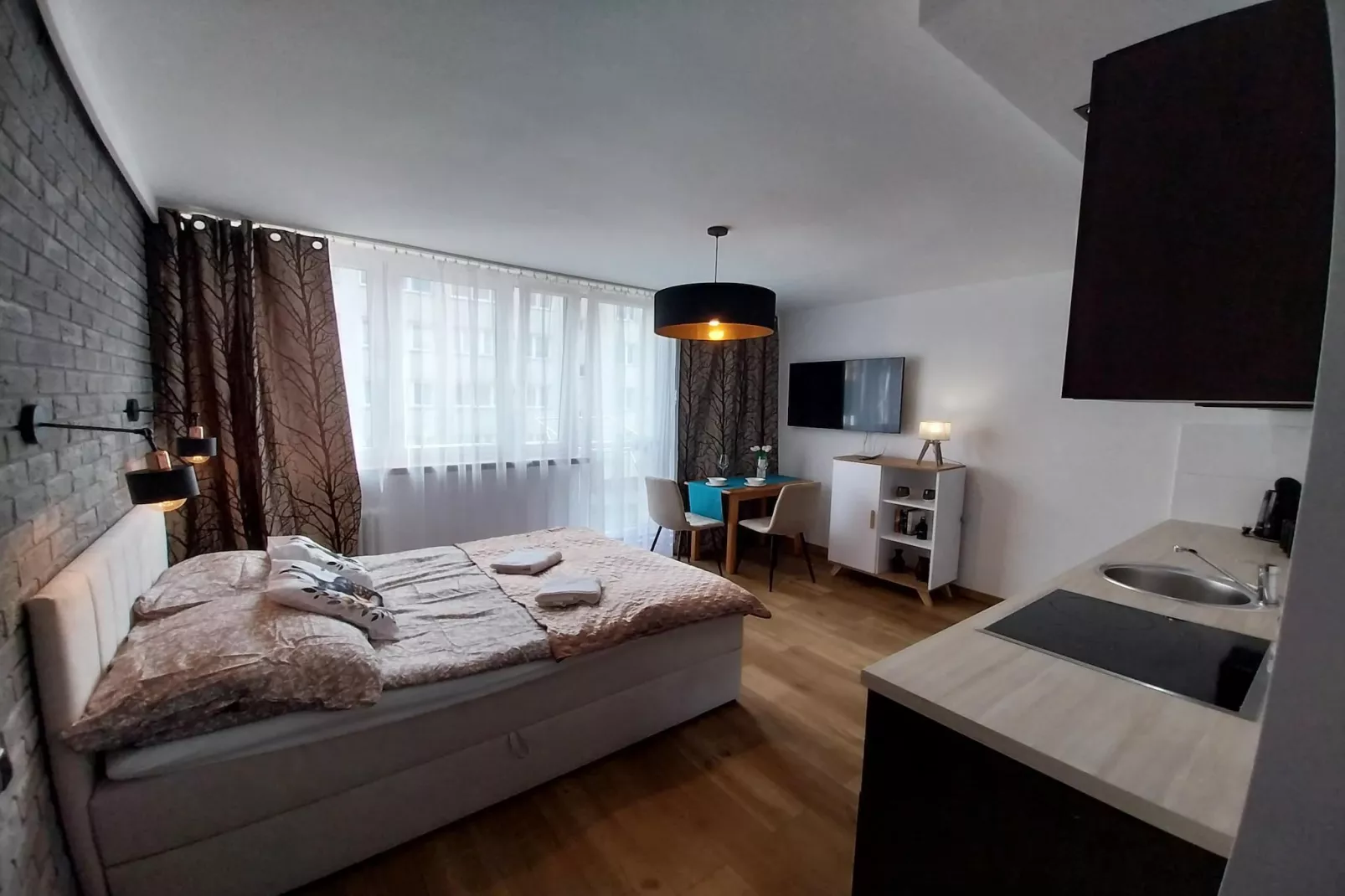 Apartament w Świnoujściu dla 2 osób Rybaki - Woonkamer