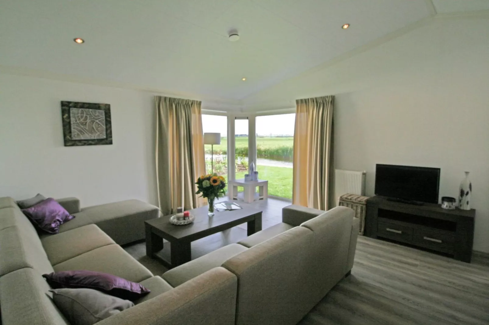 Tulpenhof met sauna  6 personen - Woonkamer