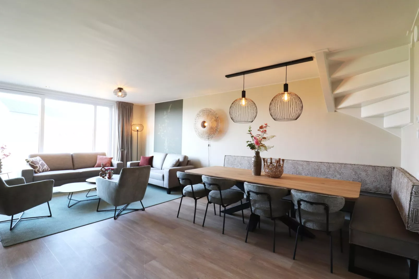 Moderne villa op het Friese platteland - Woonkamer