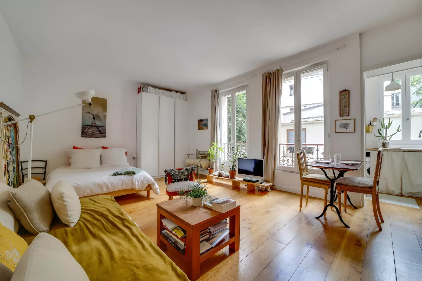 Mooi appartement vlakbij Parijs - Woonkamer