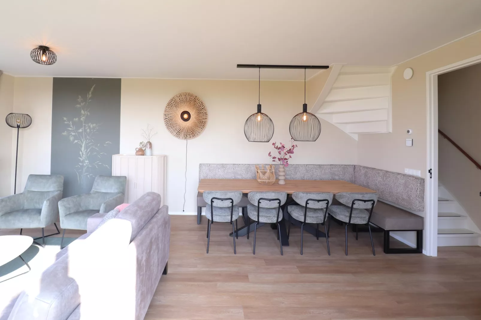 Moderne villa op het Friese platteland - Woonkamer