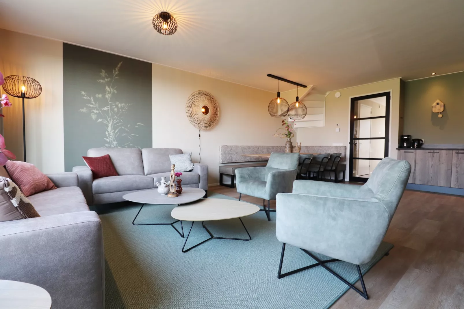 Moderne villa op het Friese platteland - Woonkamer