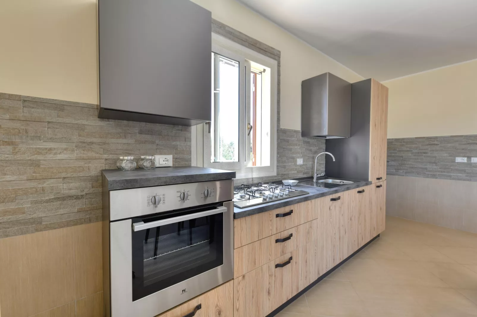 Villa Panorama mit Privatpool - Keuken