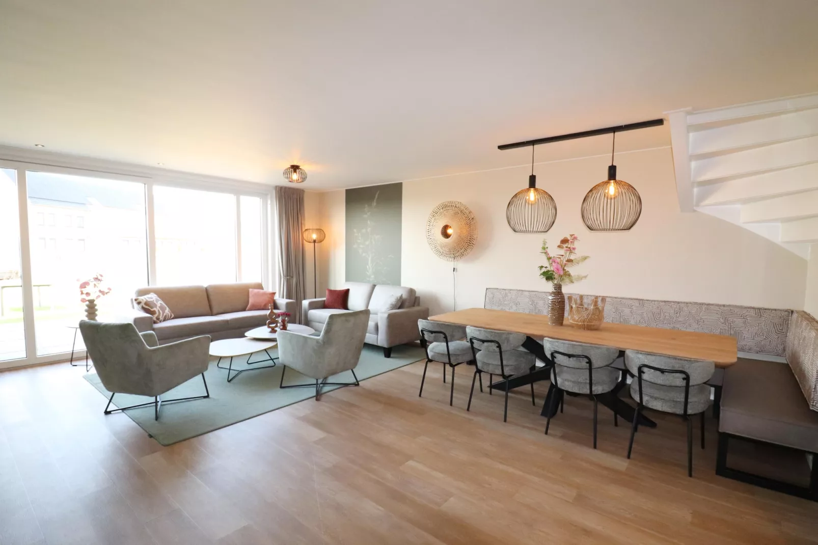 Moderne villa op het Friese platteland - Woonkamer