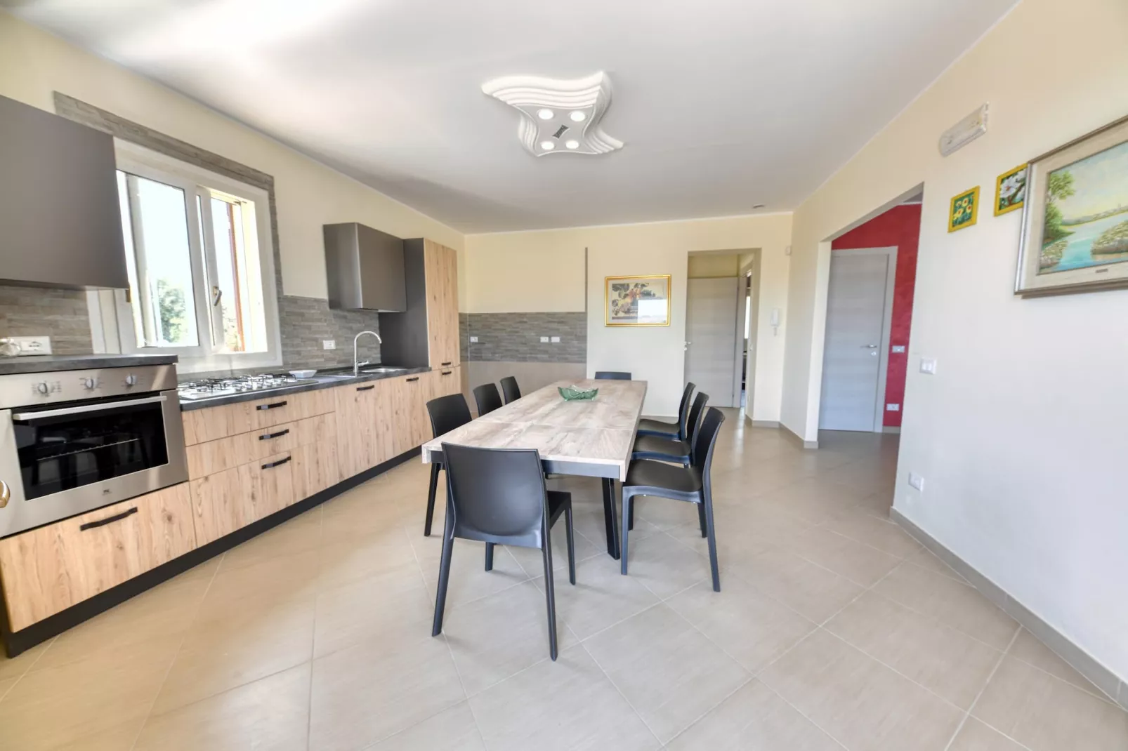 Villa Panorama mit Privatpool - Keuken