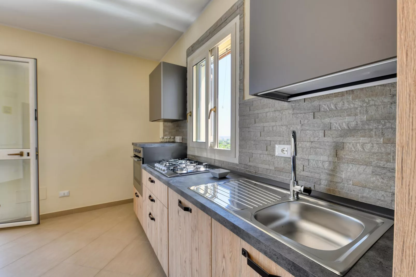 Villa Panorama mit Privatpool - Keuken