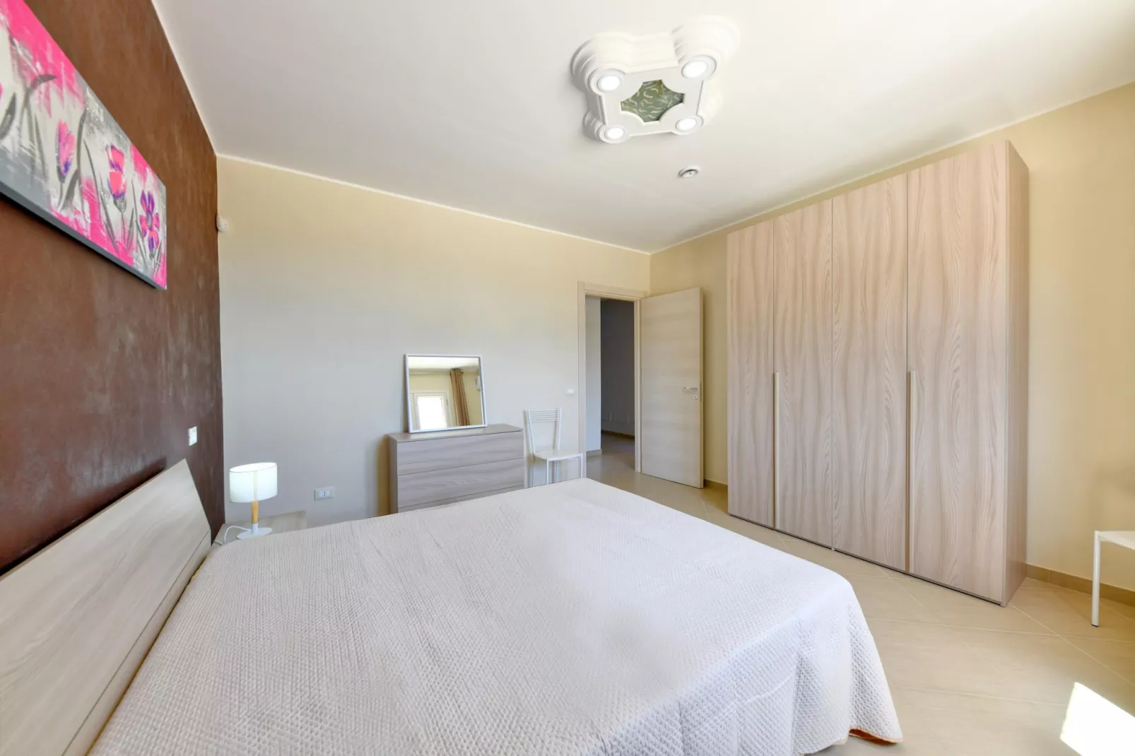 Villa Panorama mit Privatpool - Slaapkamer