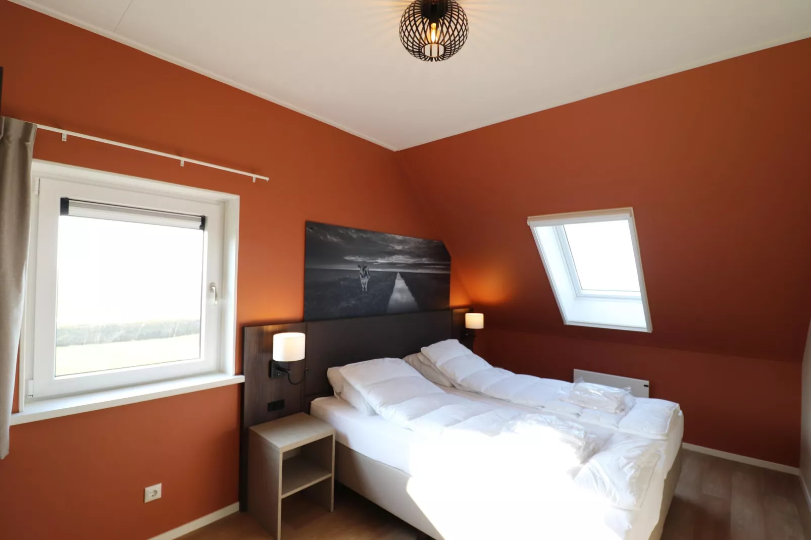 Moderne villa op het Friese platteland - Slaapkamer