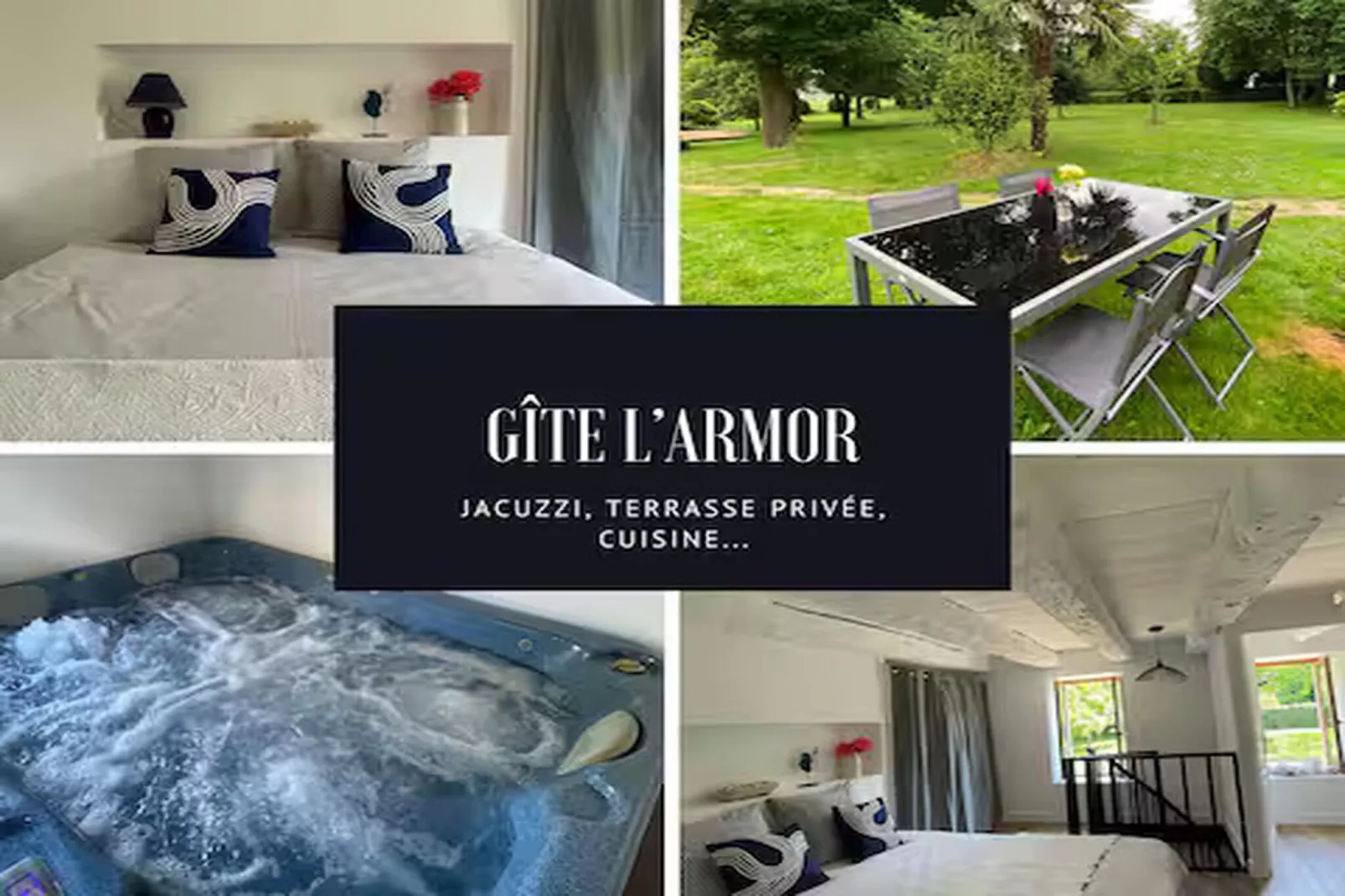 Gîte l'Armor  Jacuzzi terrasse privée cuisine - Sfeer