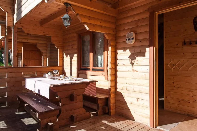 Drewniane domki wakacyjne Pobierowo-Terrasbalkon