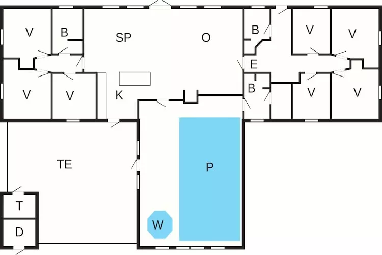 Luxe zwembadhuis nabij zee -- By Traum Ferienwohnungen - Plattegrond