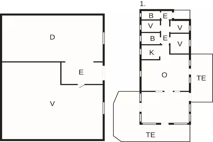 8 Personen vakantie huis in Hellandsjøen - Plattegrond