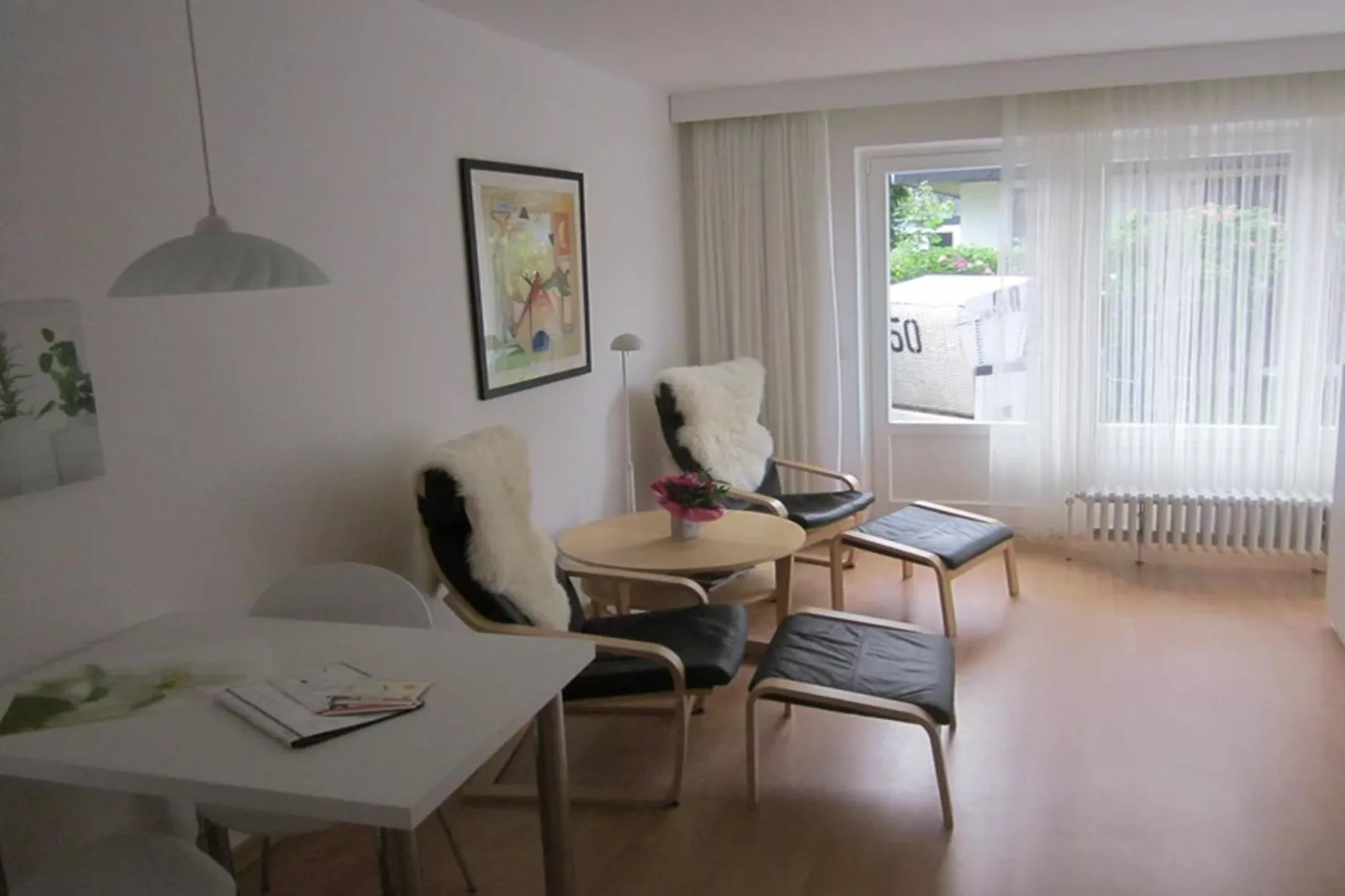 Apartementhaus Ursula Wohnung 14 - Westerland - Woonkamer