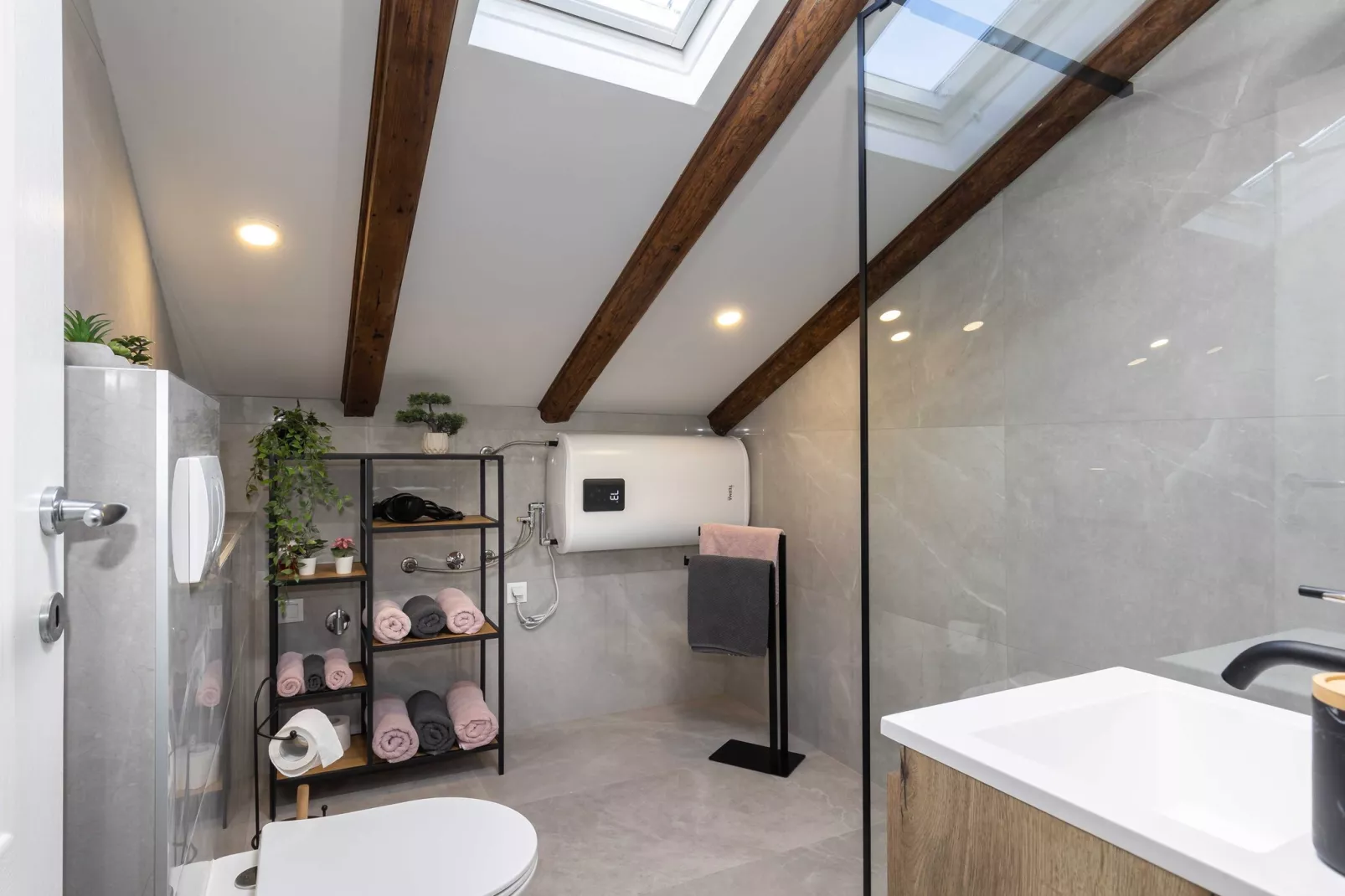 Apartment Tete Mare - Three Bedroom Apartment with Terrace - Badkamer