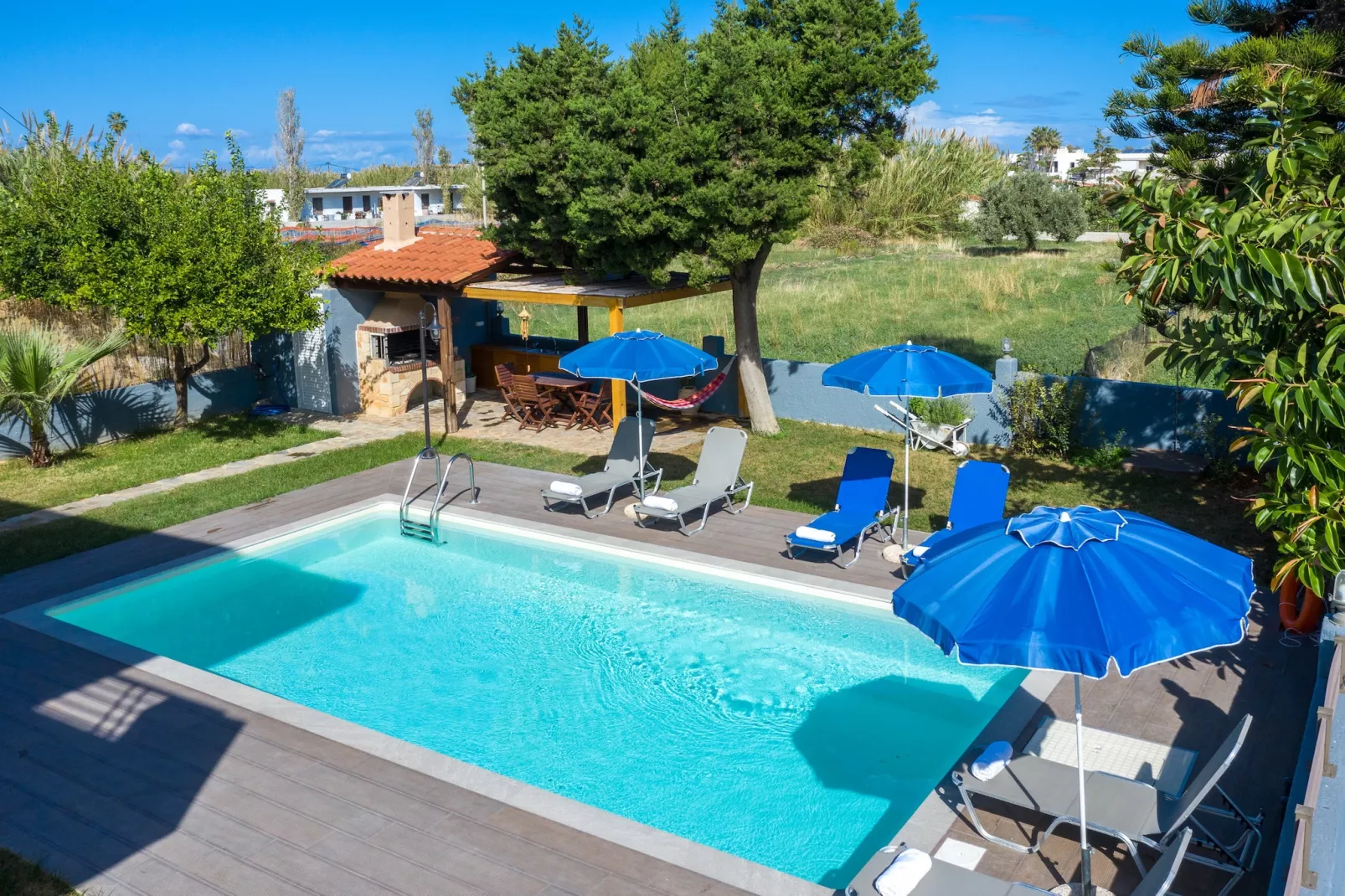 Spyros Villa Apartment 1 - Zwembad