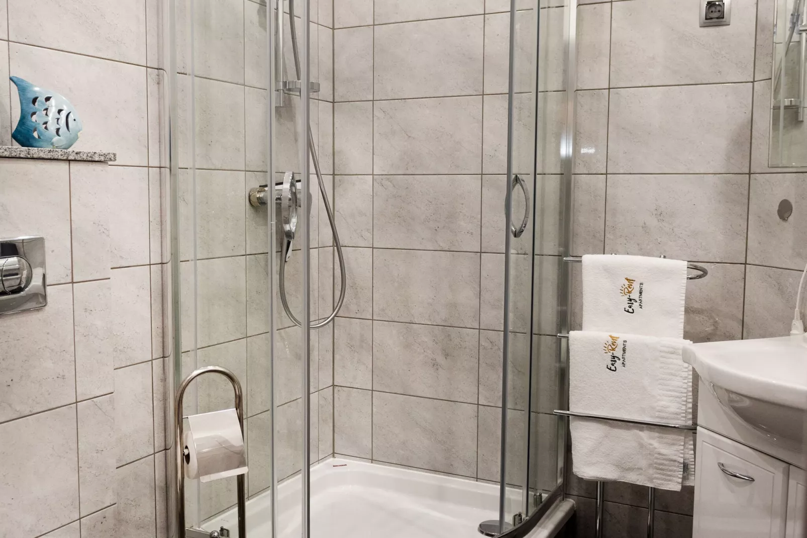 Apartament Grunwaldzka 51B/9 Pobierowo-Badkamer