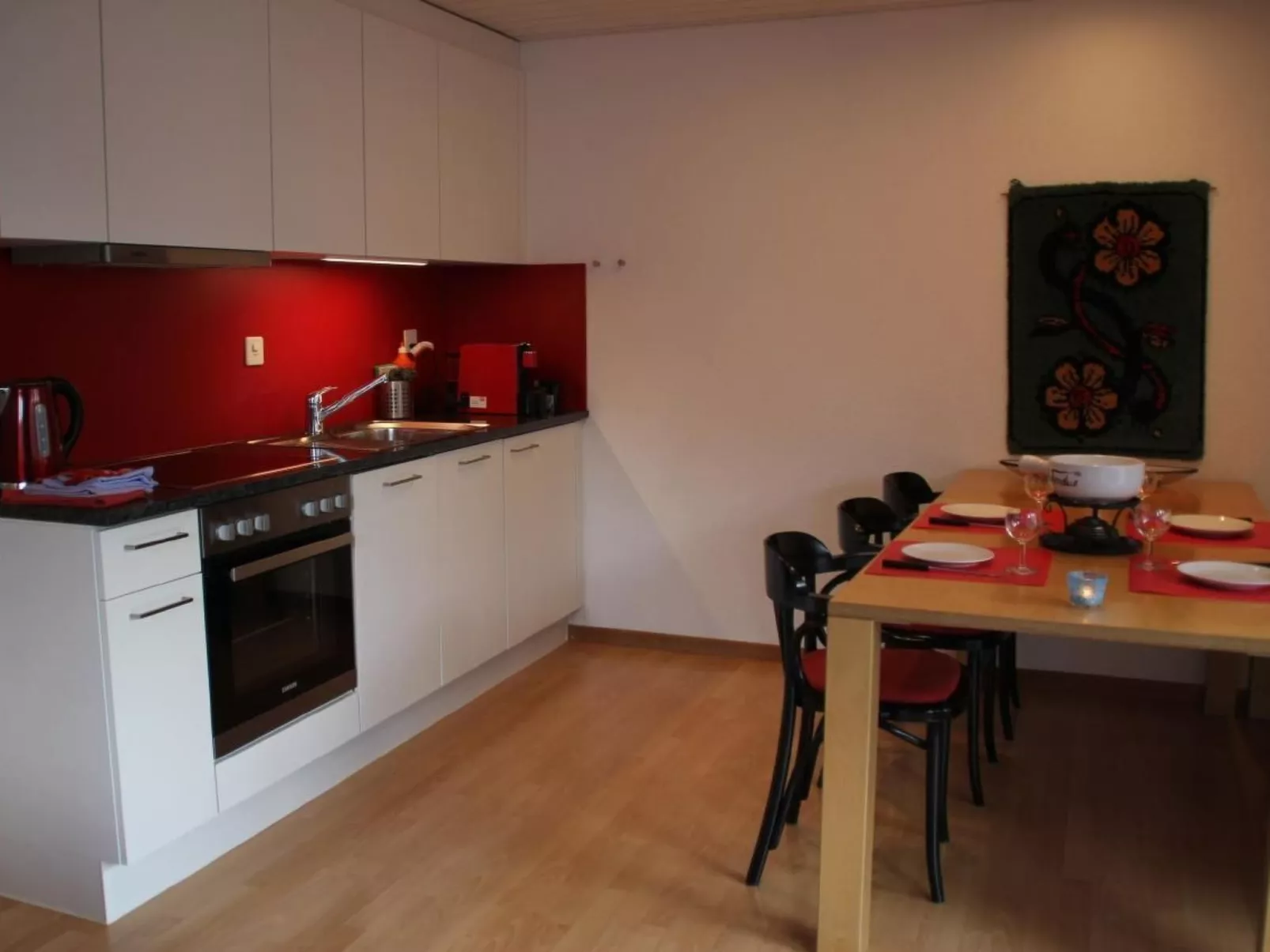 Ski-in/ Ski-out Nordostwand 4-Bett-Ferienwohnung