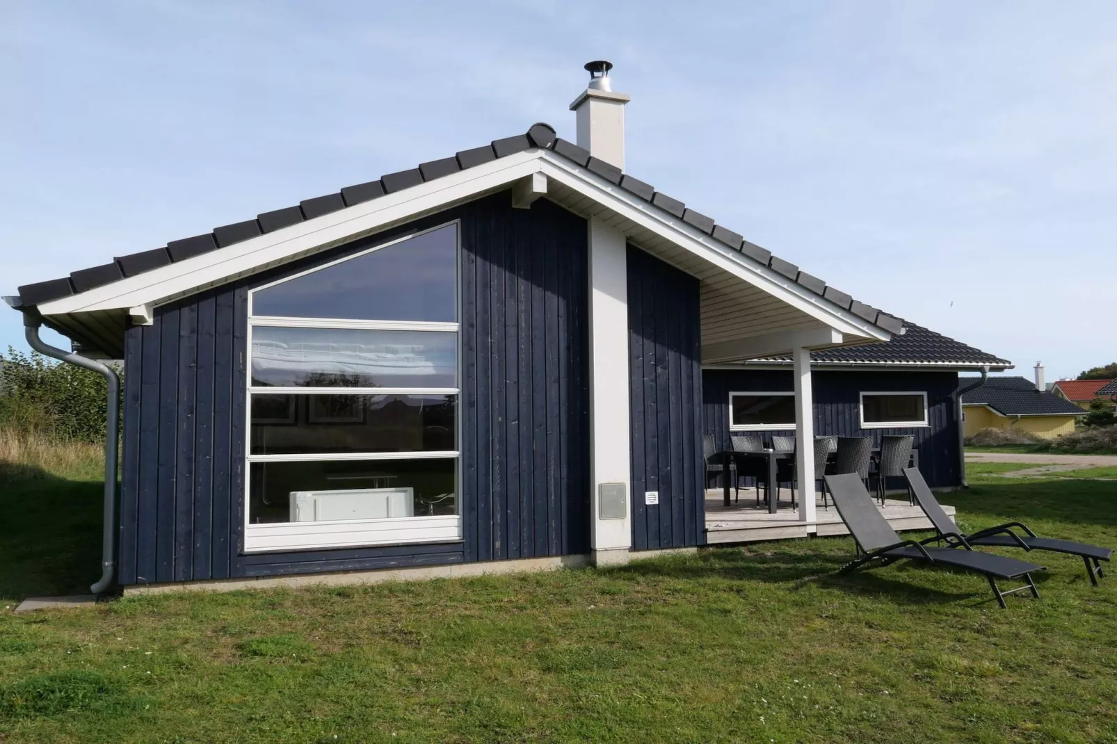 Deens huis vlakbij de Oostzeekust