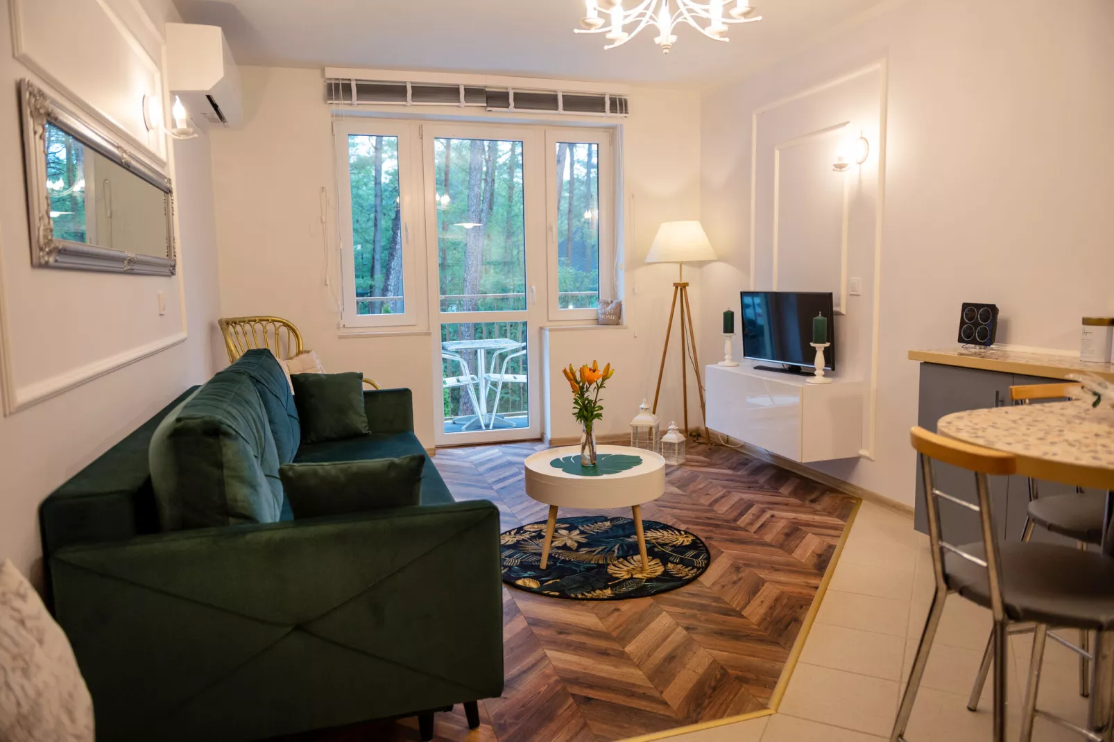 Apartament Zachodnia 24 Nr 7 Pobierowo-Woonkamer