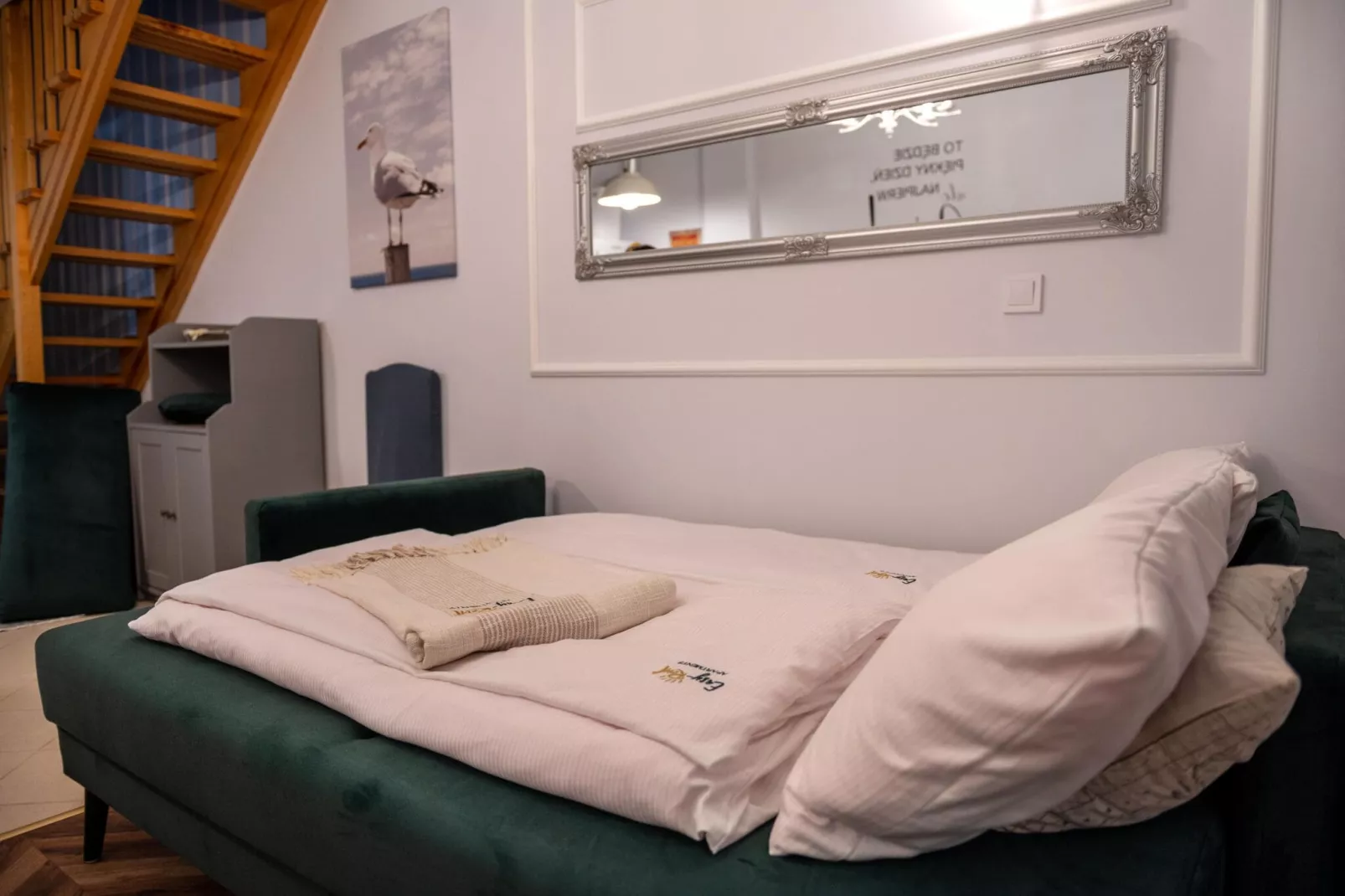 Apartament Zachodnia 24 Nr 7 Pobierowo-Slaapkamer