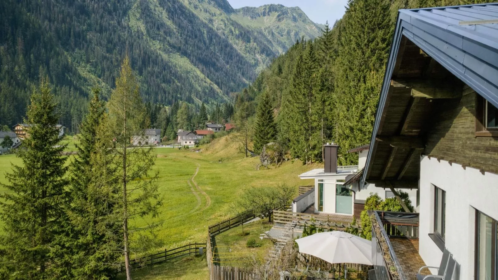 Landhaus Herz der Tauern - Uitzicht zomer