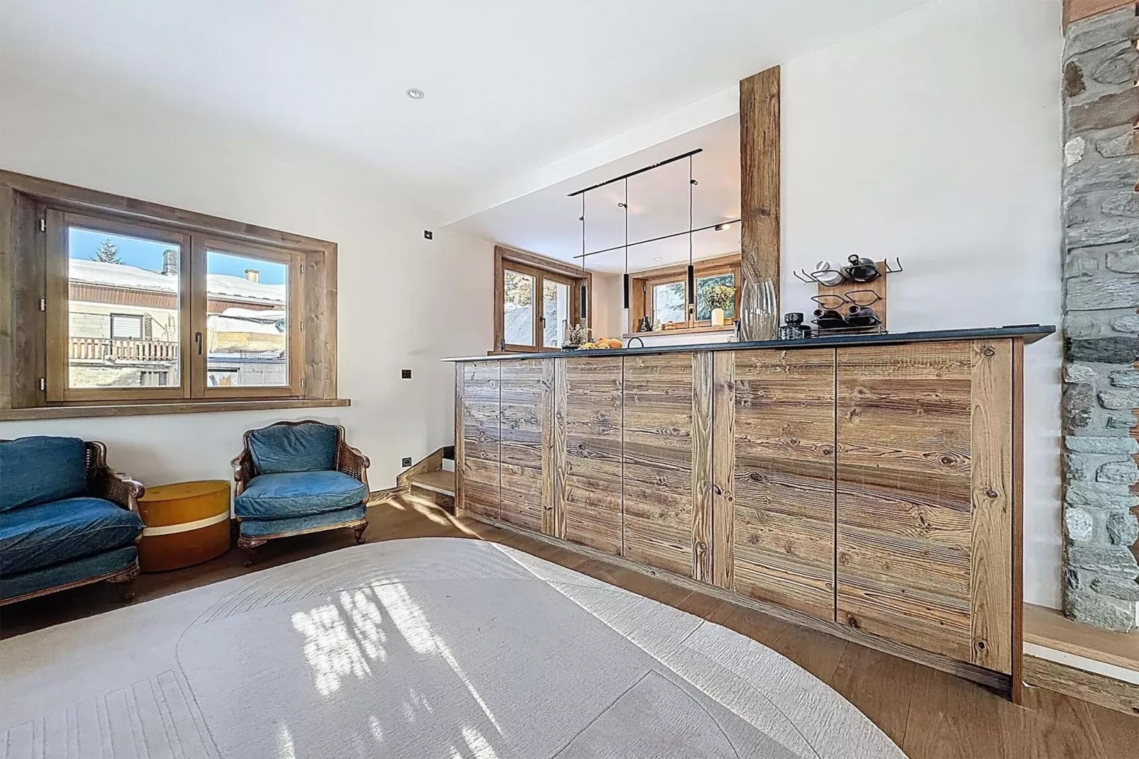 Chalet Shangri-La in la Rosière - Woonkamer