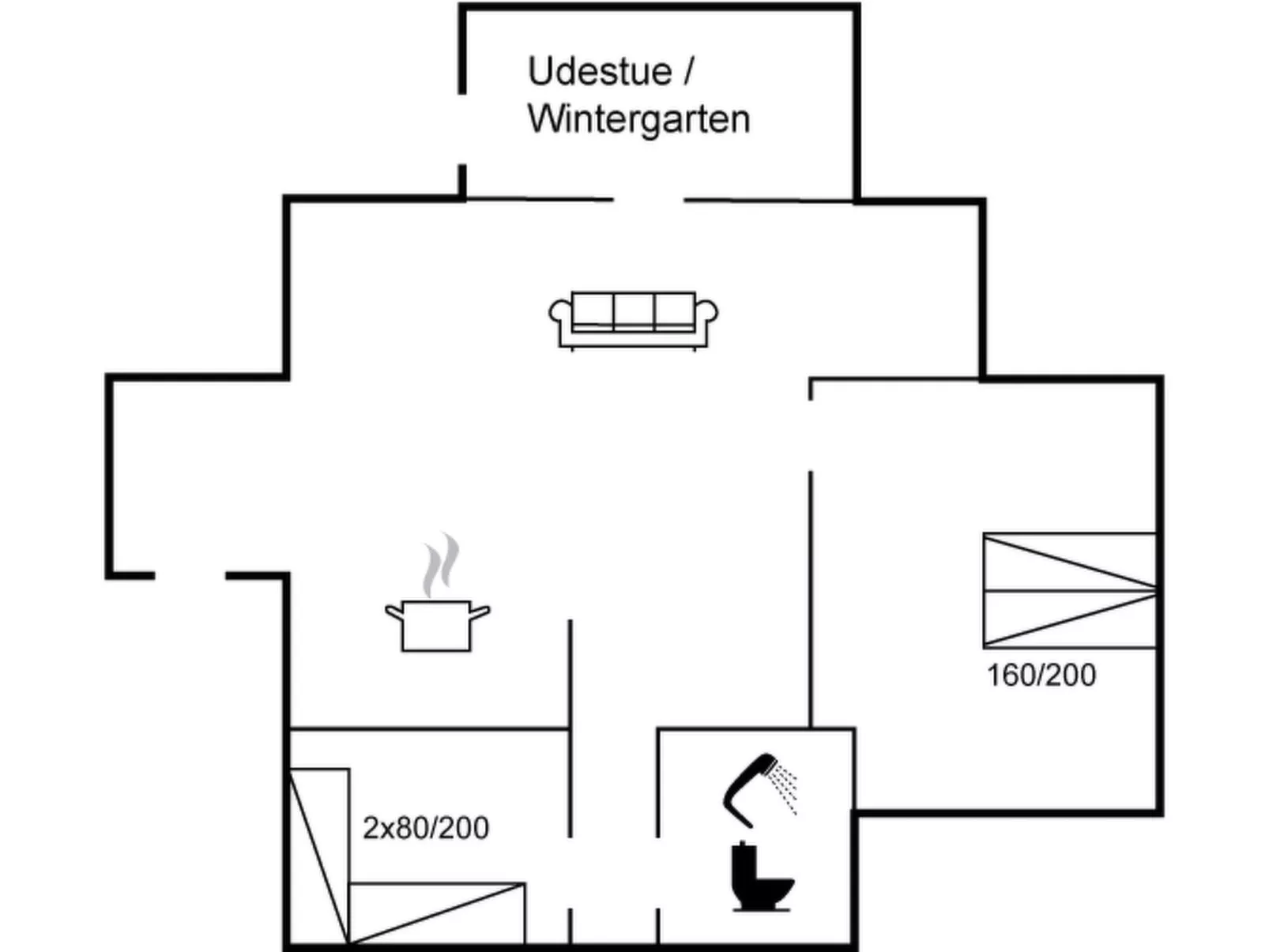 "Thorsmod" - 1.8km from the sea - Binnen