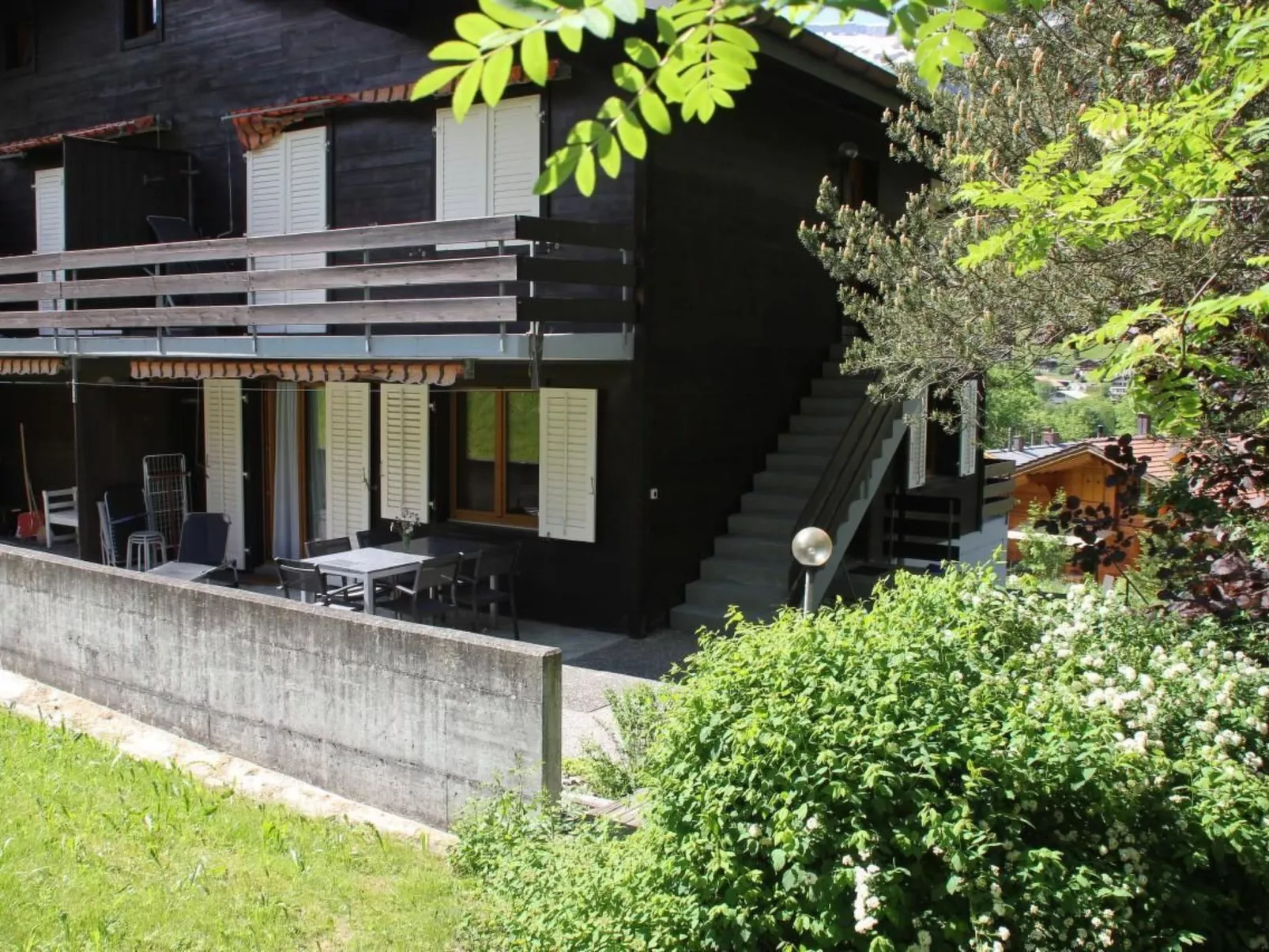 Ski-in/ Ski-out Nordostwand 4-Bett-Ferienwohnung - Buiten