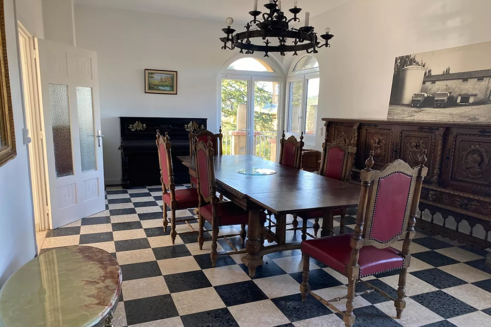 Grande Maison et piscine privée - Eetkamer