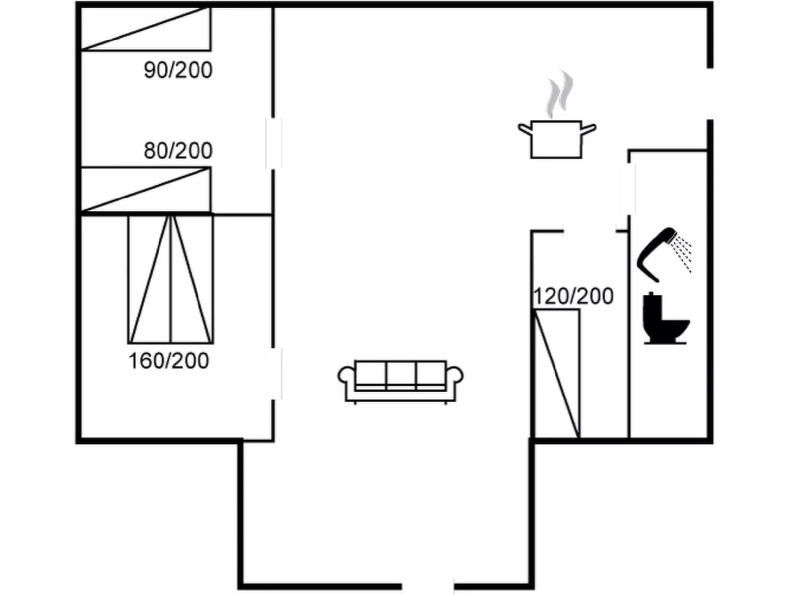 "Urcu" - 475m from the sea