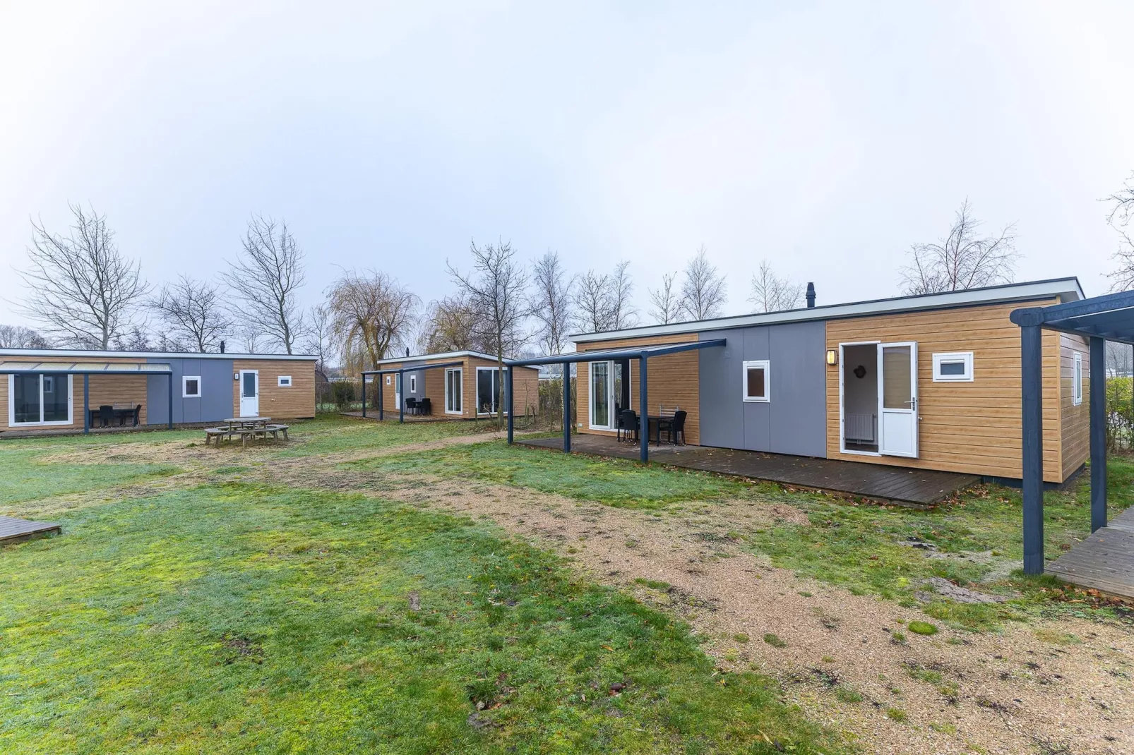 Duinhoeve Chalet Zeeland (huisdier toegestaan) - Buitenkant zomer