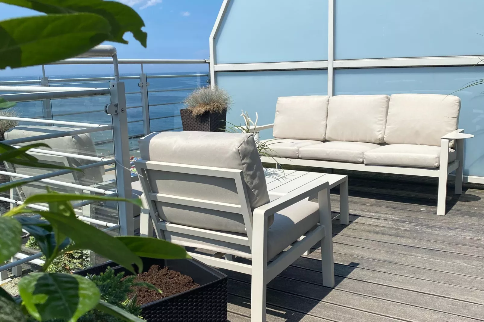 Penthouse dla 6 osób z widokiem na morze-Uitzicht zomer