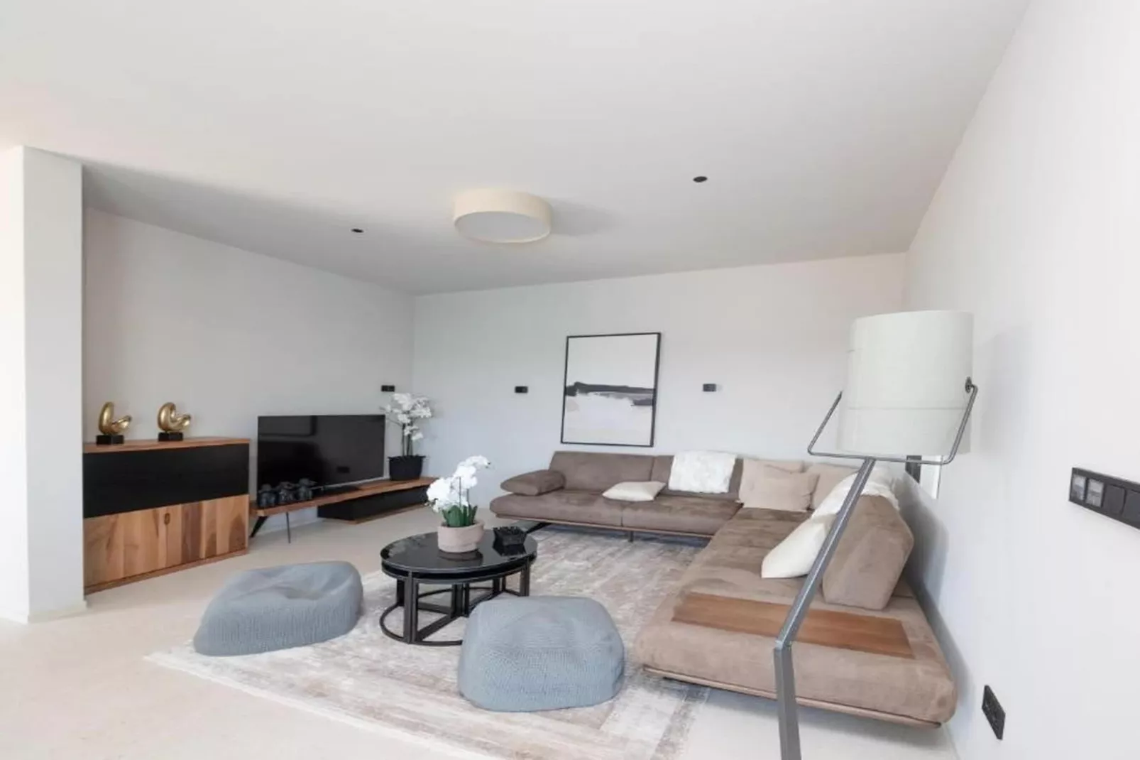 Luxury Beachfront Villa Malia Trogir with Pool - Woonkamer