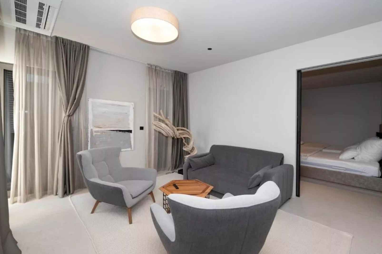 Luxury Beachfront Villa Malia Trogir with Pool - Woonkamer