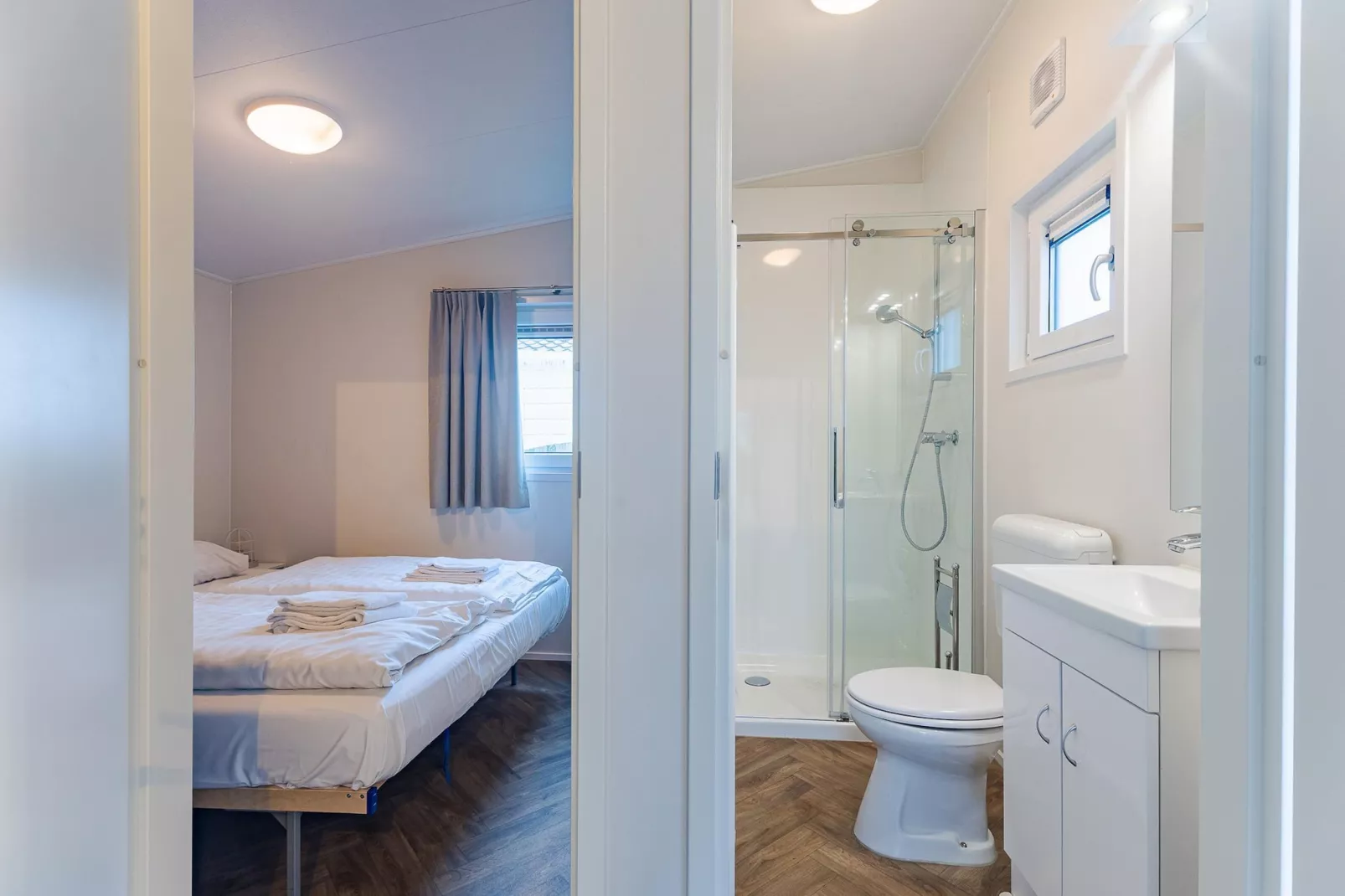 Duinhoeve chalet Schelp - Badkamer