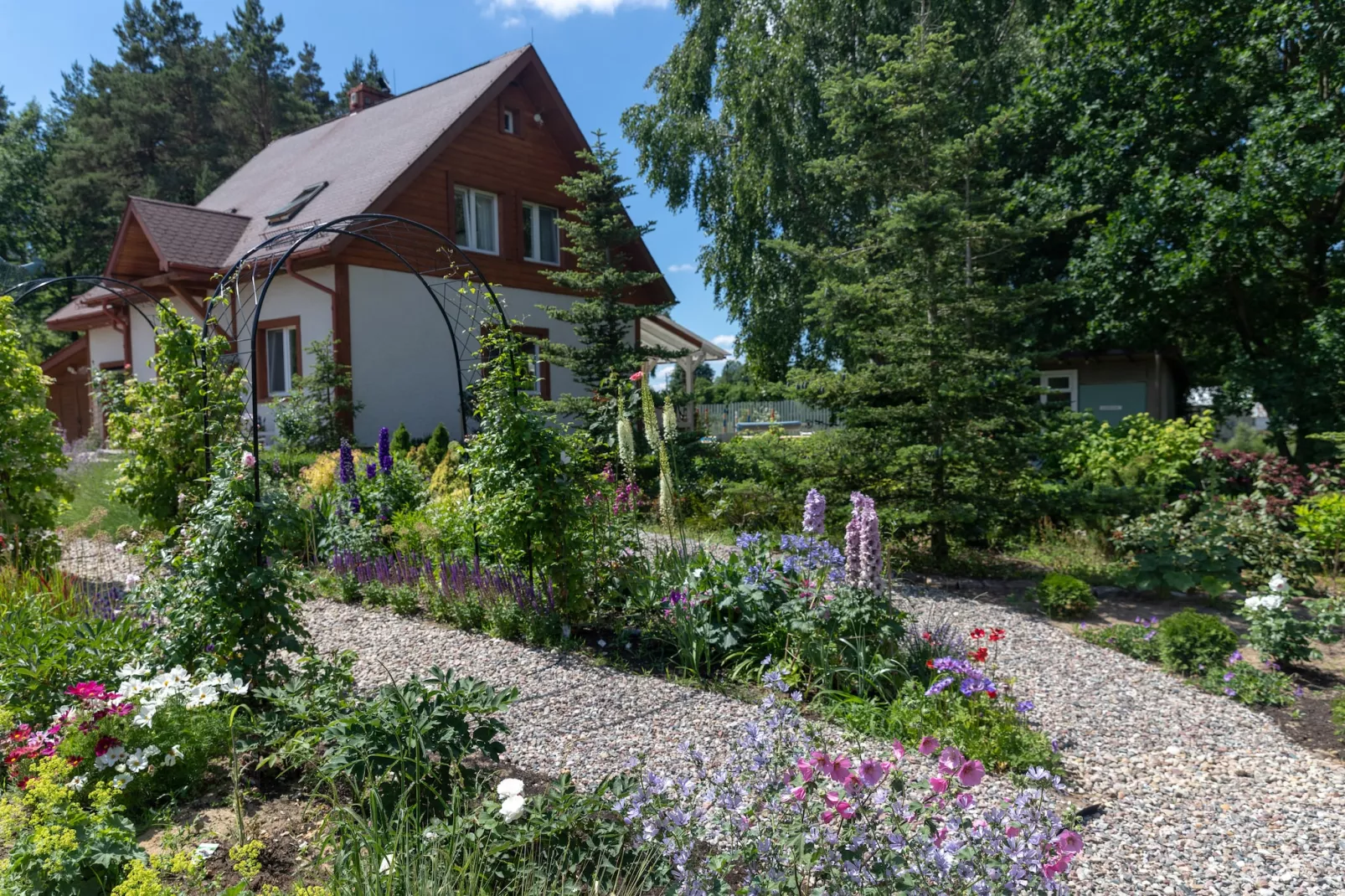 Dom wakacyjny z basenem w Kielnie - Buitenkant zomer