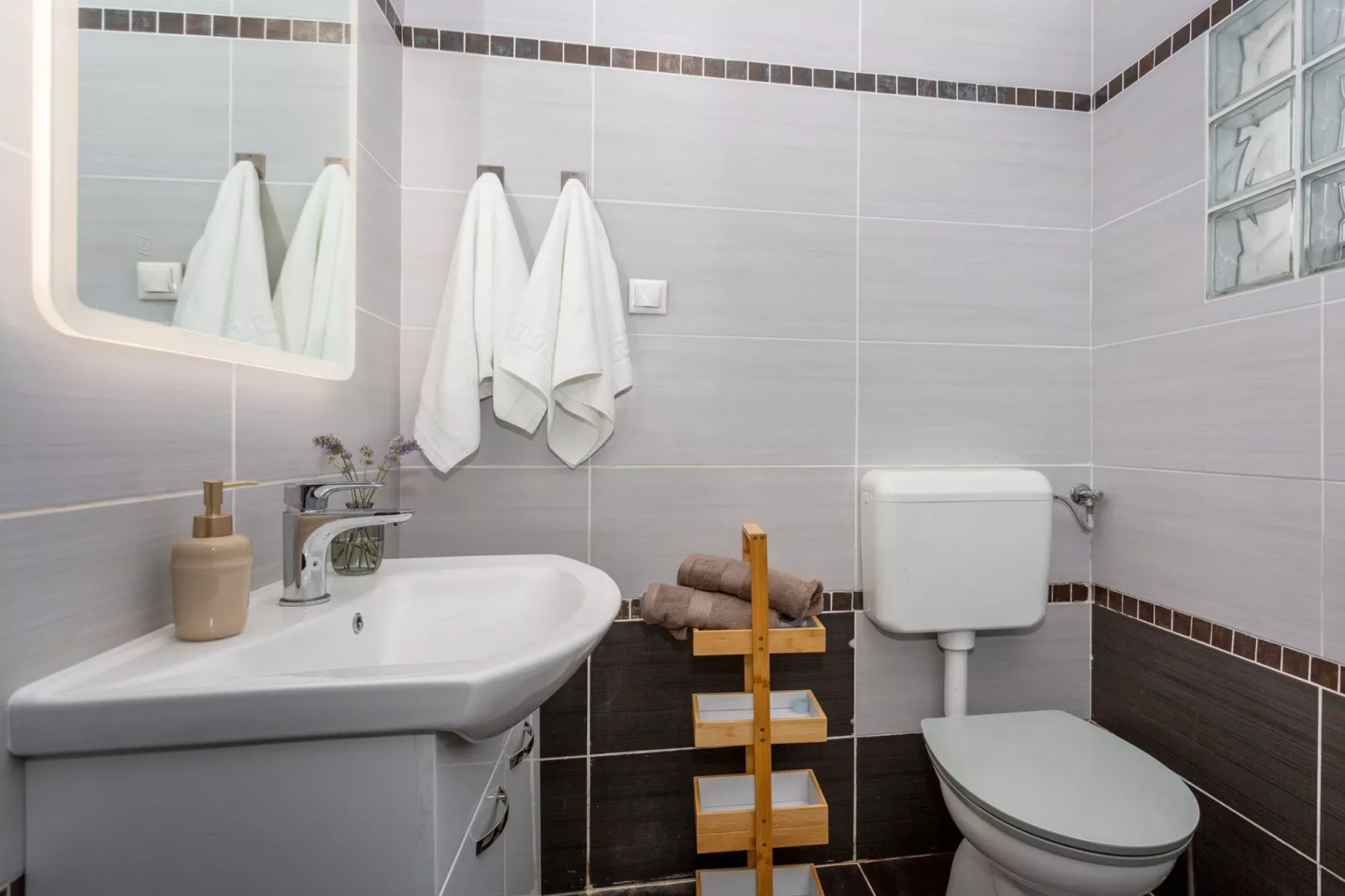Apartment Anivija - One Bedroom Apartment with Terrace - Badkamer