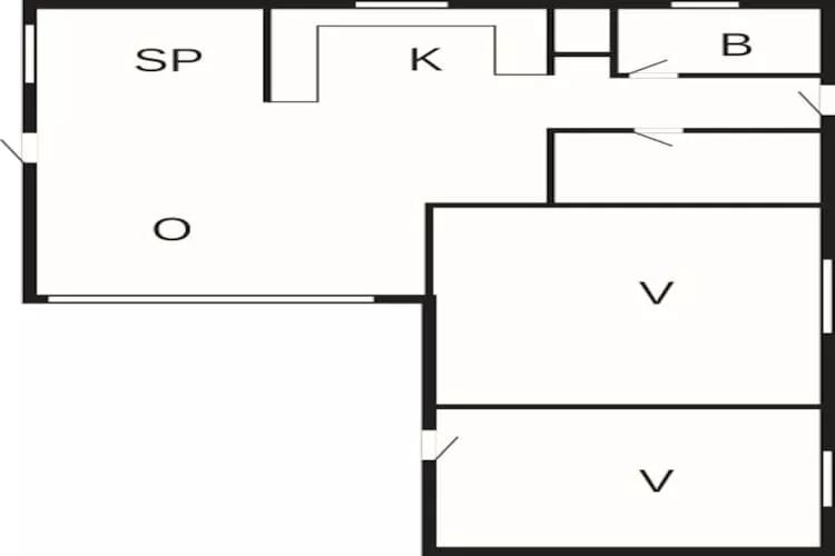 5 persoons vakantie huis in Væggerløse-By Traum - Plattegrond