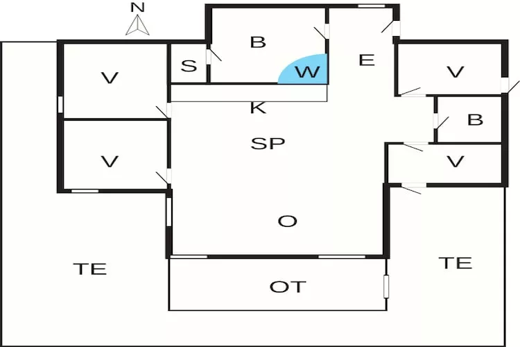 Rustig toevluchtsoord in de natuur -- By Traum Ferienwohnungen - Plattegrond