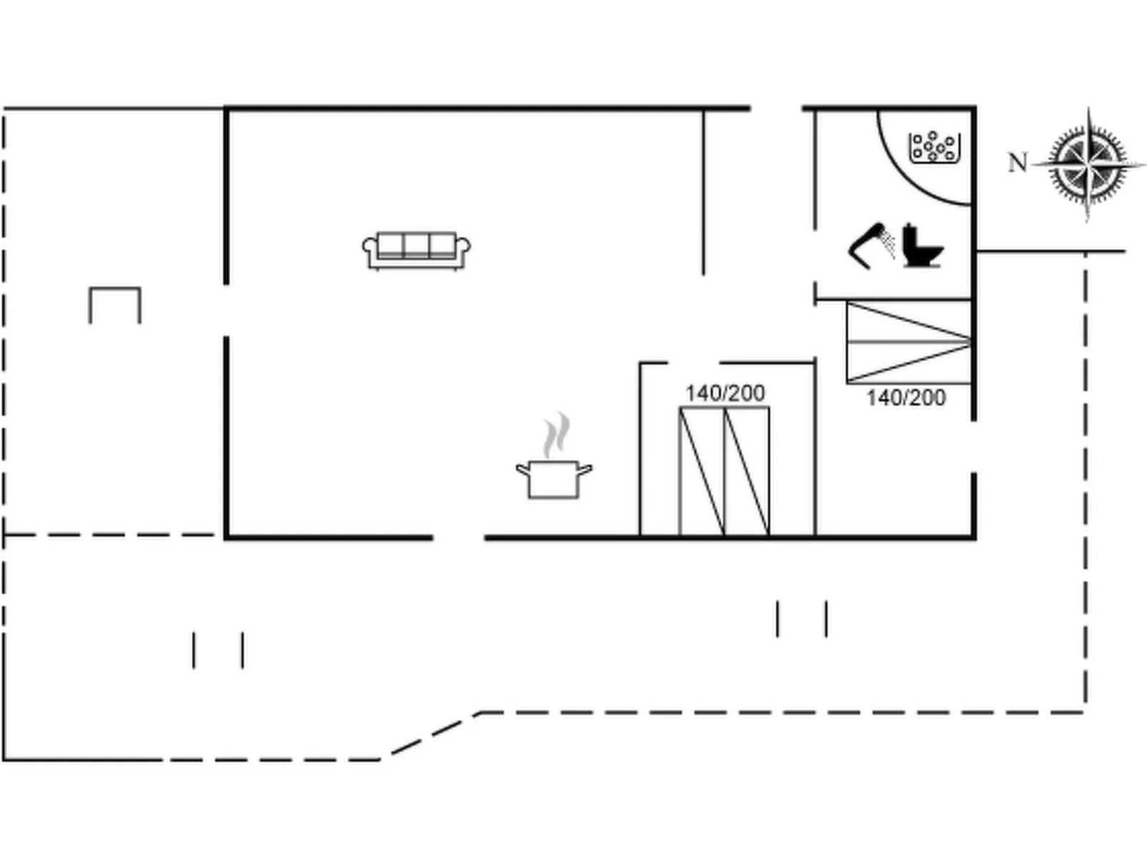 "Santtu" - 600m from the sea