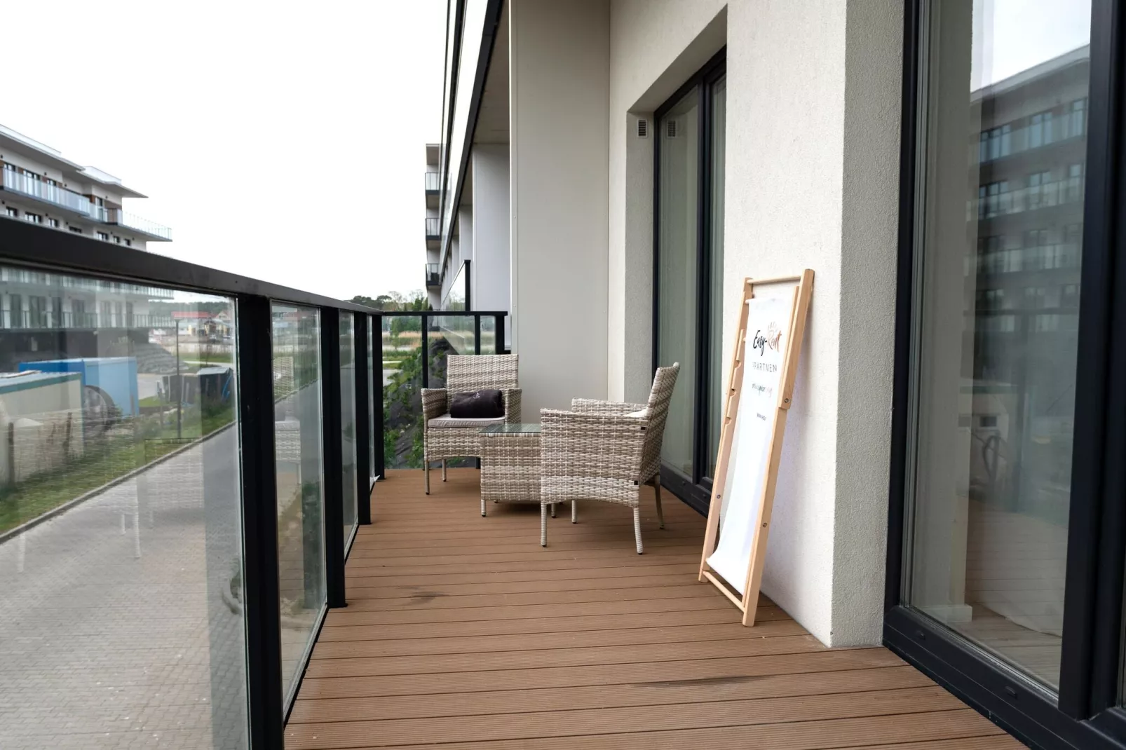 Apartament Spadochroniarzy 8 Nr 2 Dziwnow-Terrasbalkon