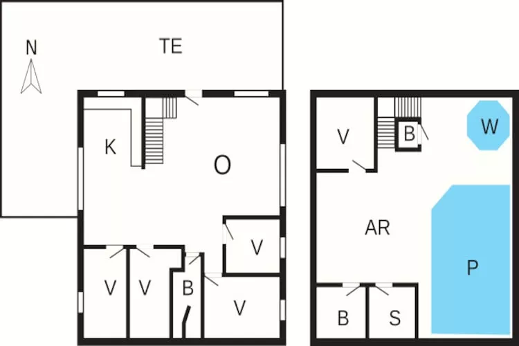 Vakantiehuis in Haderslev - Plattegrond