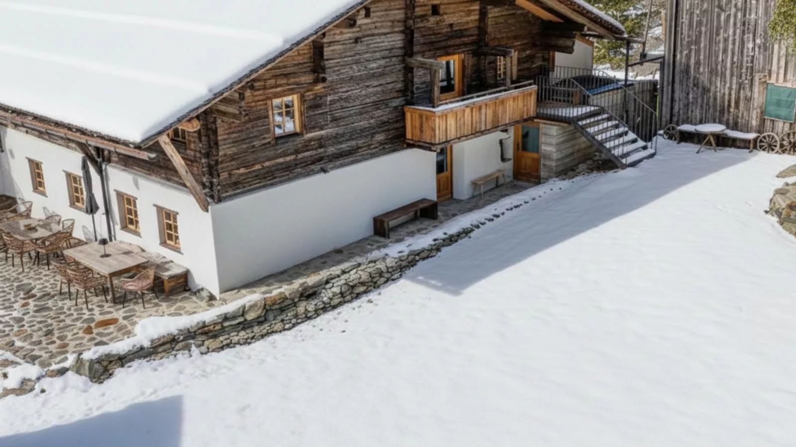 Raneburg 4 Almhaus - Exterieur winter