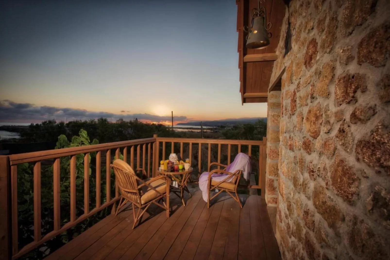 Seafront Villa Kallia & George - Terrasbalkon