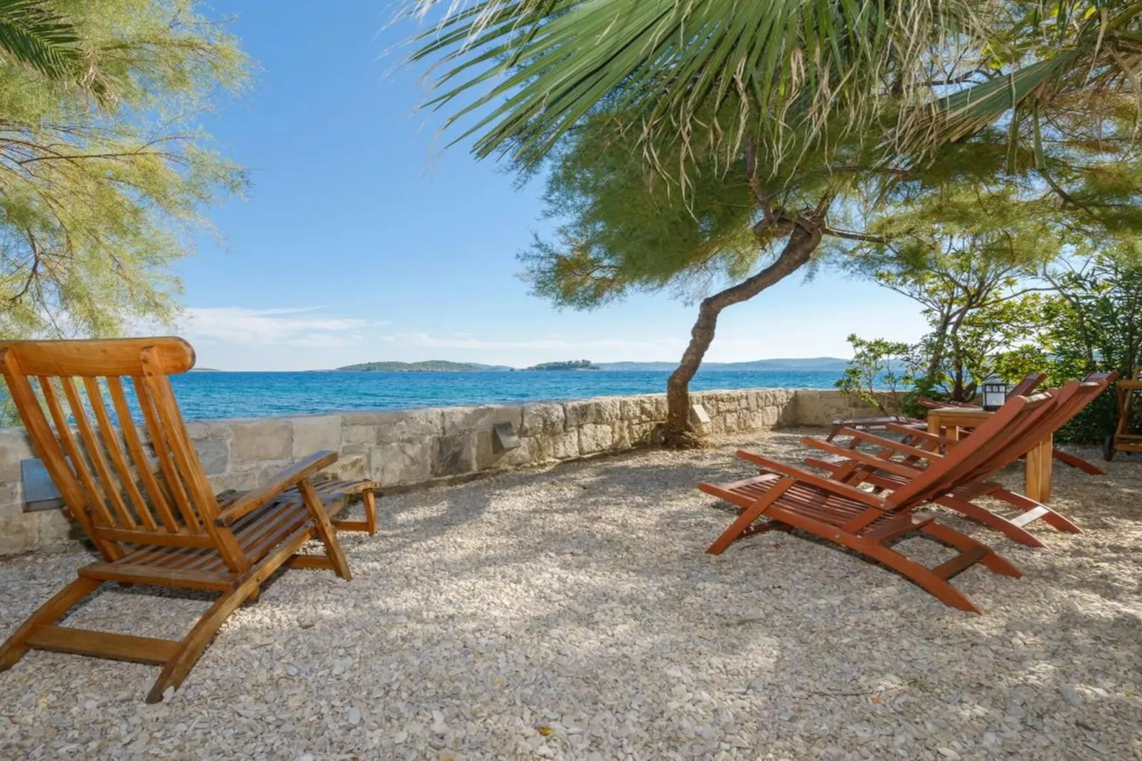 Luxury Seafront Villa Mare Orebic with Pool - Terrasbalkon