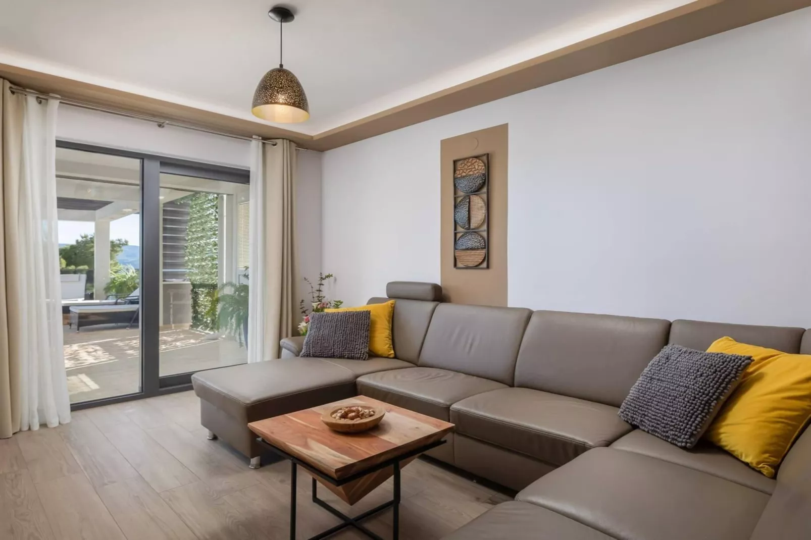 Luxury Villa Holiday Residence Omis w/ Heated Pool - Woonkamer