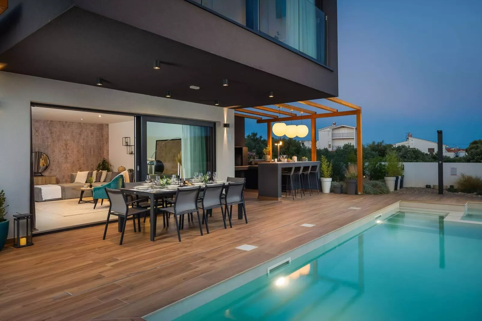 Luxury Villa Indigo Kanica with Heated Pool - Zwembad