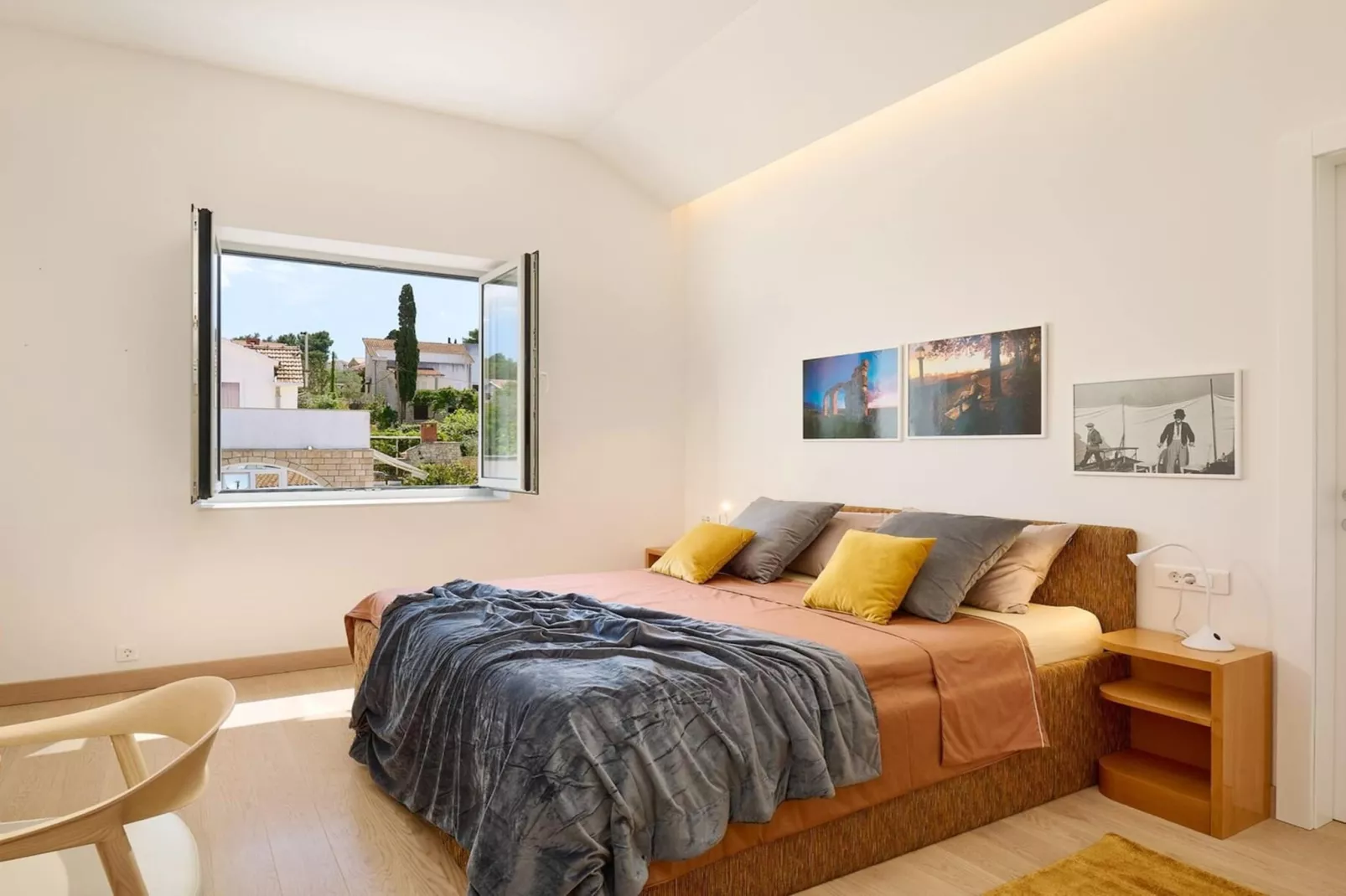 Luxury Seafront Villa Casa Familija Brac with Pool - Slaapkamer