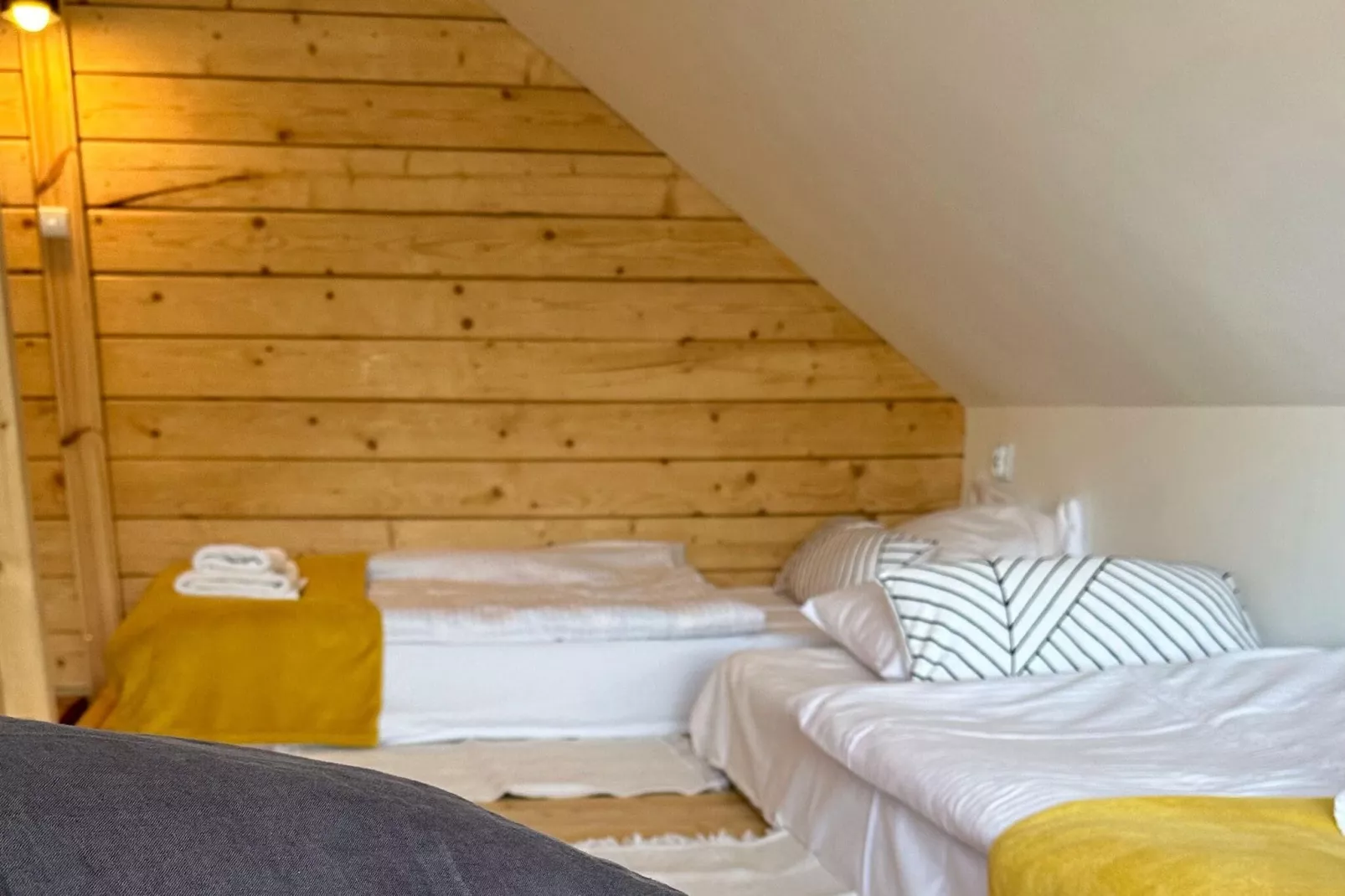 Dom nad jeziorem Klępnica-Slaapkamer