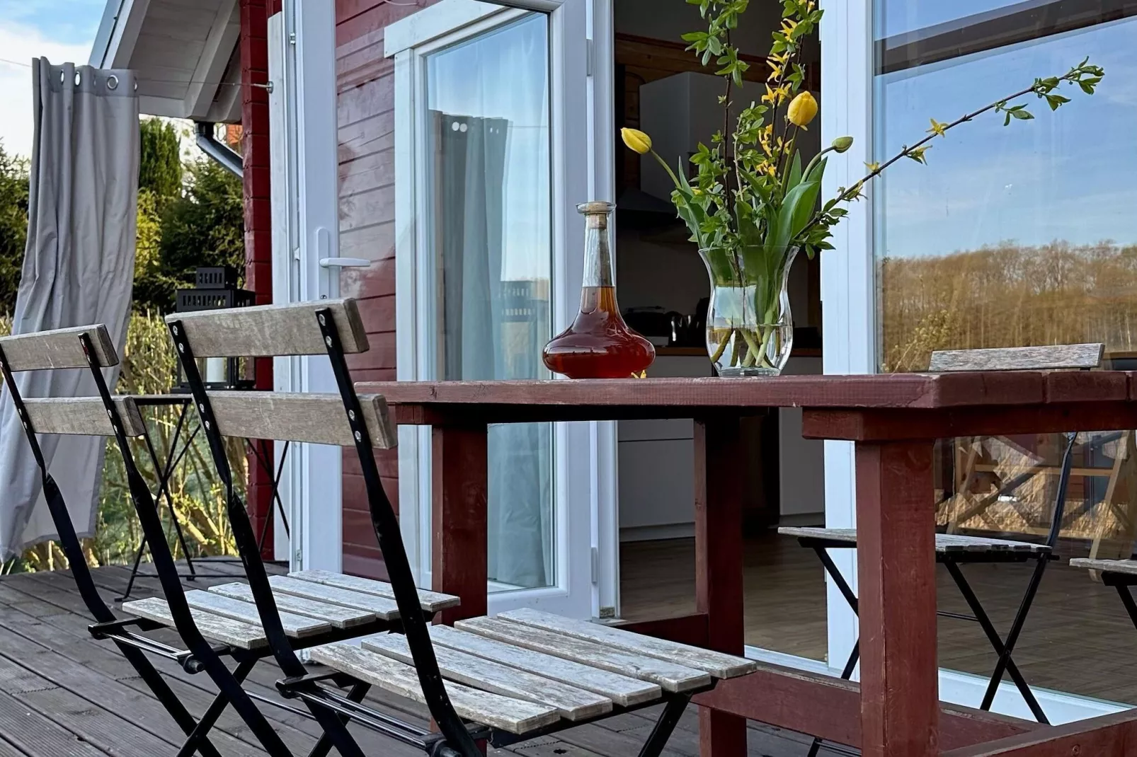 Dom nad jeziorem Klępnica-Terrasbalkon